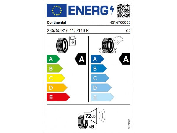 Continental VANCONTACT ECO 235/65R16C 115/113 R