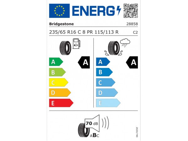 BRIDGESTONE DURAVIS R660 235/65R16C 115/113 R