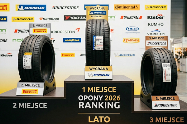 Najlepsze opony letnie 2026 — ranking, testy i wybór do Twojego auta