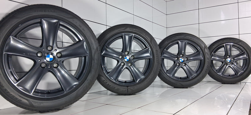 KOŁA BMW X5 E70, 5X120, ET-46, 255/45R18 103 Y, ANTRACYT