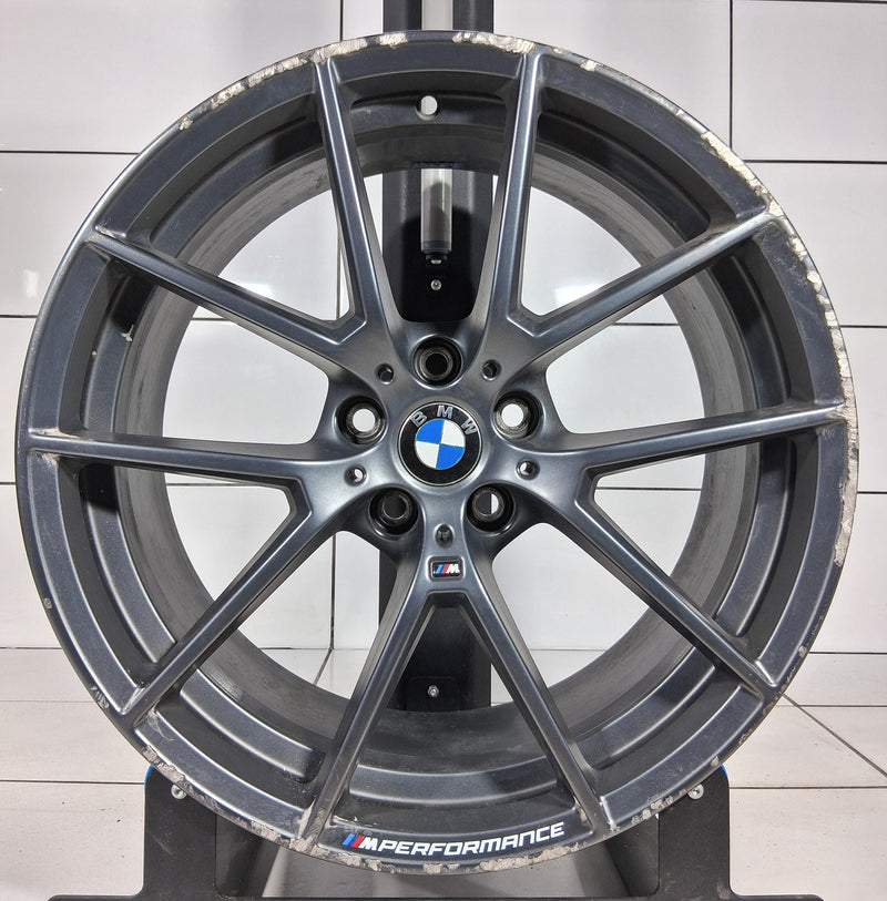 BMW OE 19' 3 G20 G21 2 G42 4 G22 G23, Styling 898M, 6895390, 5X112, ET-27, Szary mat