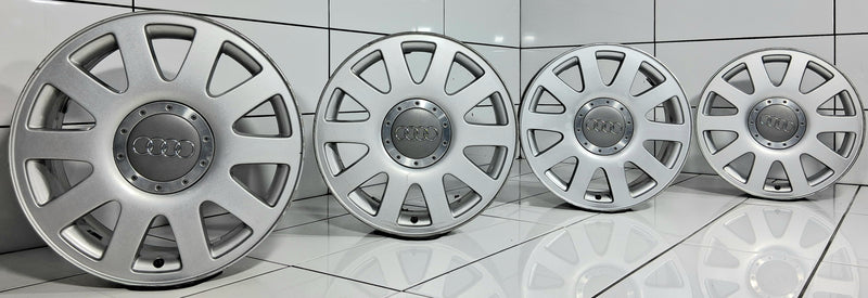 AUDI OE 16' Audi A6 C4 A4 B5, 4A0601025P , 5x112, ET 45, Srebrny