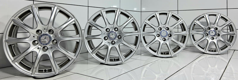 MERCEDES OE 16' A W176 W177 B W246 C W205, A2054012400, 5x112, ET 38, Srebrny