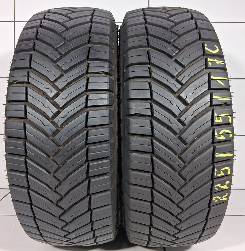 MICHELIN AGILIS CROSSCLIMATE 225/55R17C 109/107H [2022] 9.5MM OPONY UŻYWANE