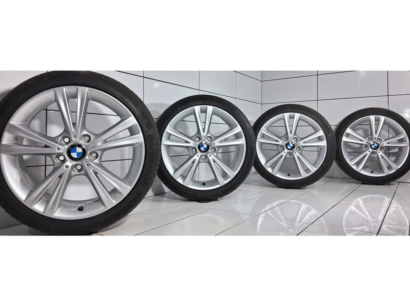 KOŁA BMW serii 1 (F20, F21) serii 2 (F22, F23), 5X120, ET-45, 225/40R18 92 Y [2017] SREBRNY