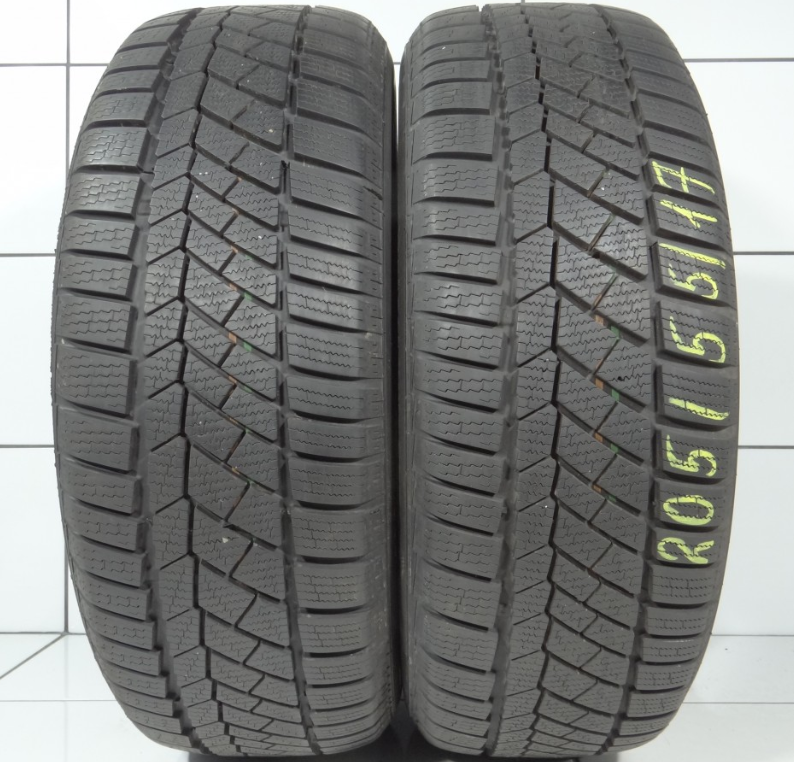 CONTINENTAL CONTIWINTERCONTACT TS 830 P SSR 205/55R17 95 H [2019] 8MM OPONY UŻYWANE