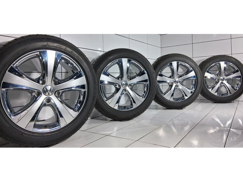KOŁA Volkswagen Touareg, 7L9601025B, 5X130, ET 60, 255/50R19, 107V, [2012] Srebrny